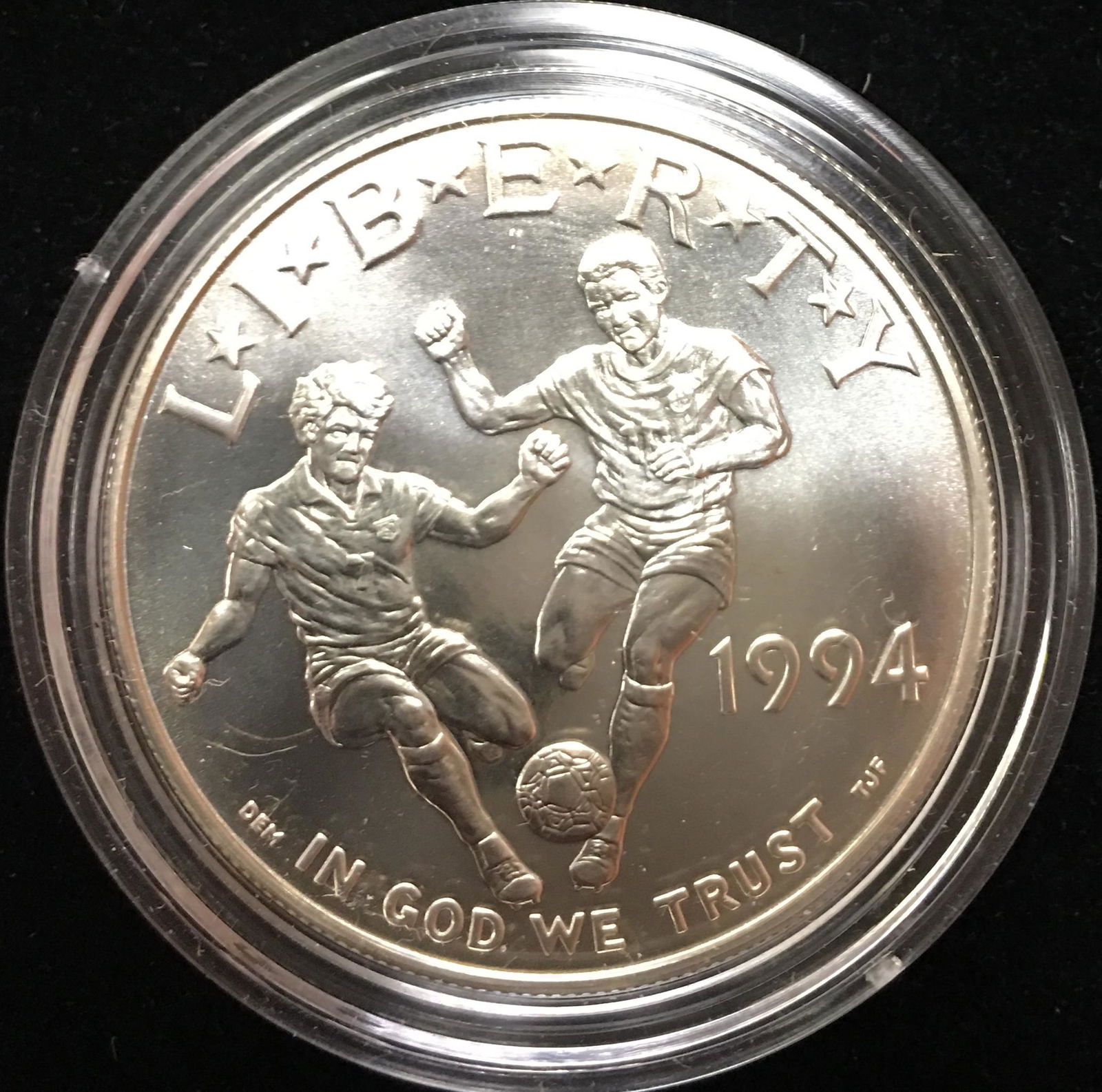 1994-D $1 World Cup Tournament Commemorative Silver (1 of 2)