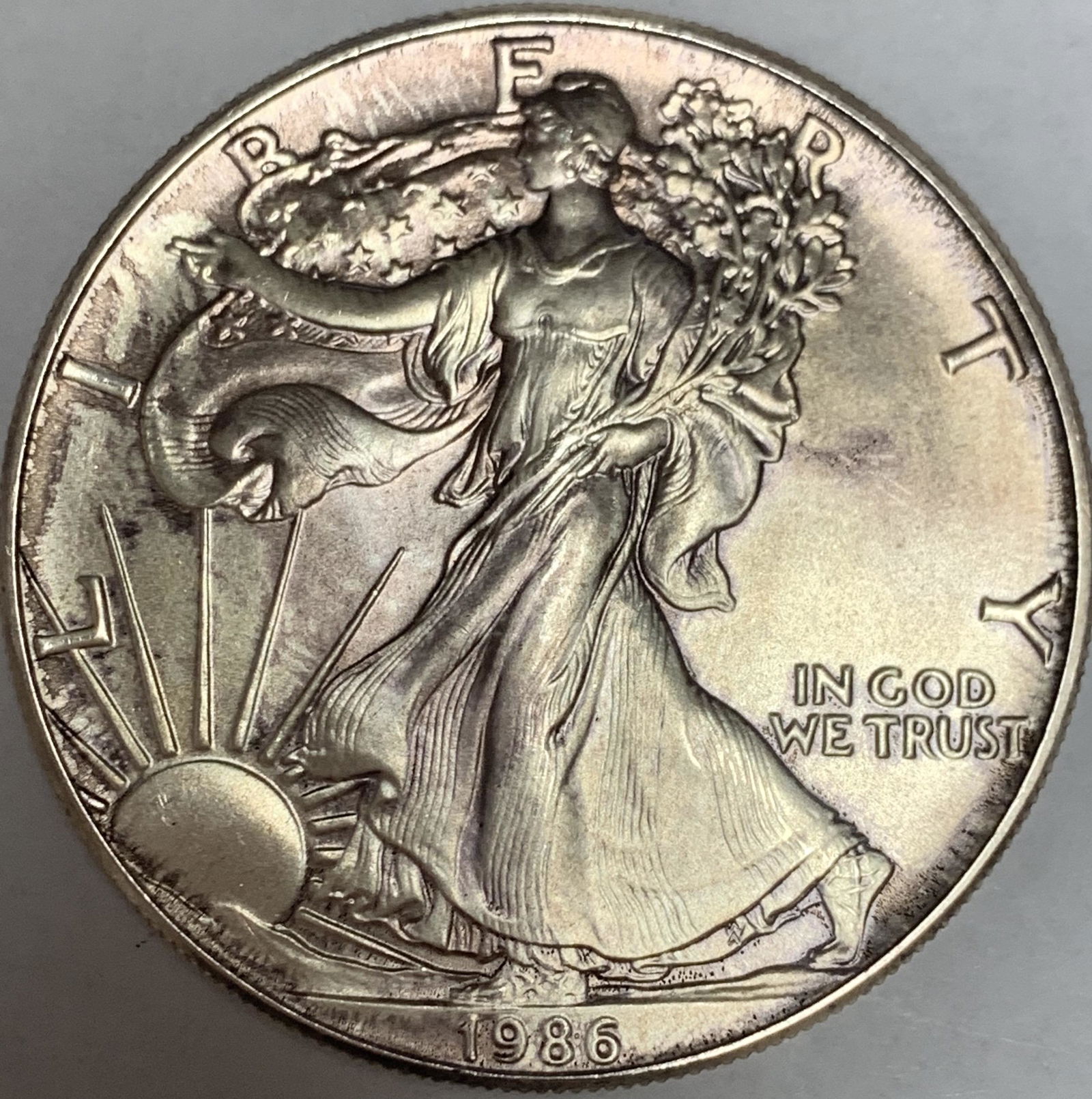 1986 $1 American Silver Eagle BU (1 of 4)