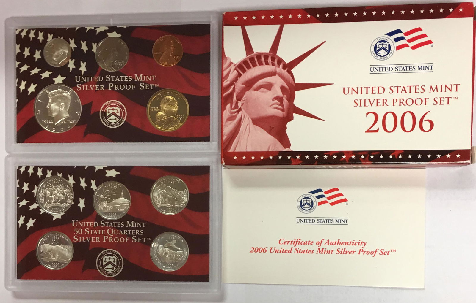 2006-S US Mint Silver Proof Set in OGP & COA (1 of 3)