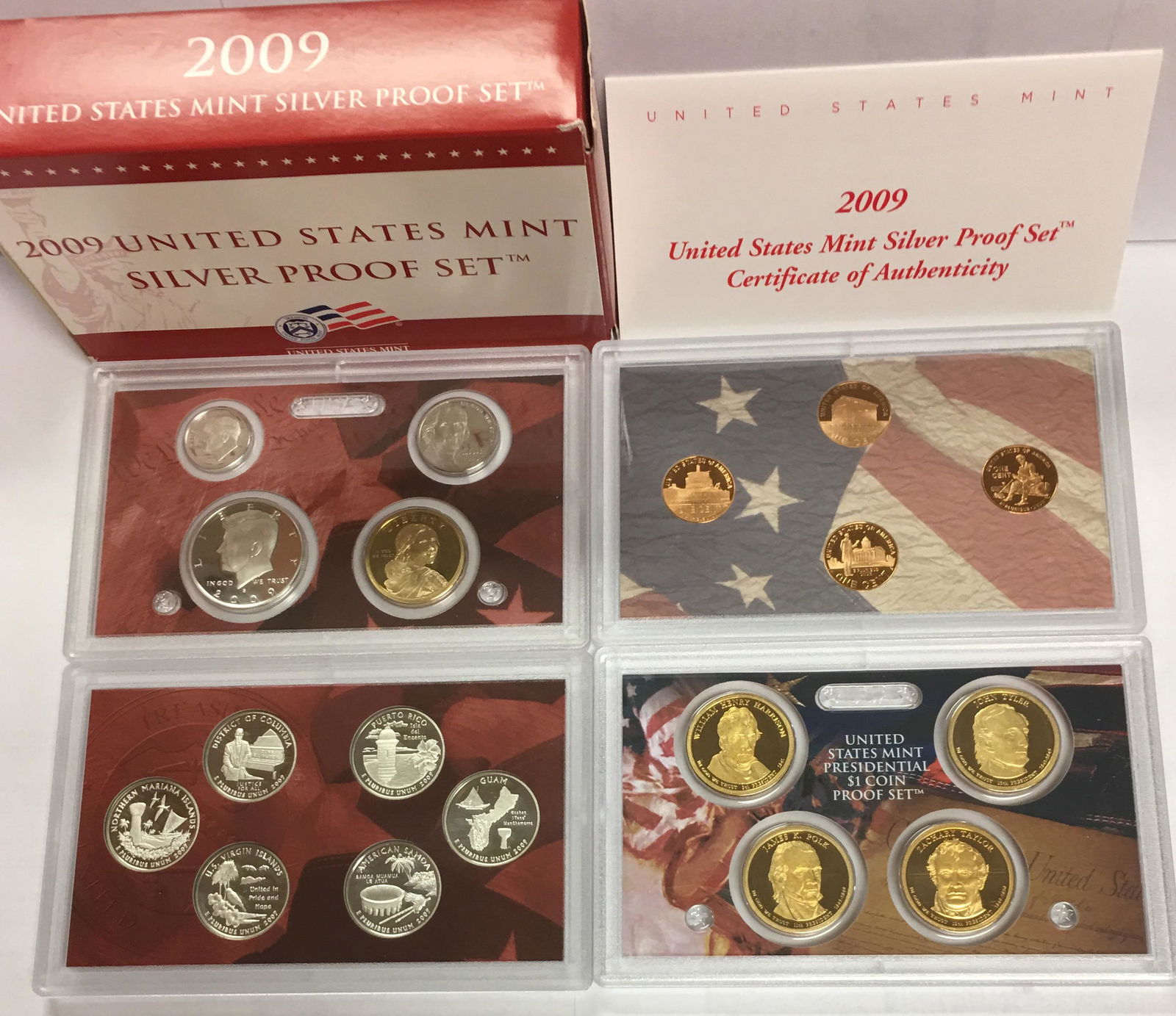 2009-S US Mint Silver Proof Set in OGP & COA (1 of 4)