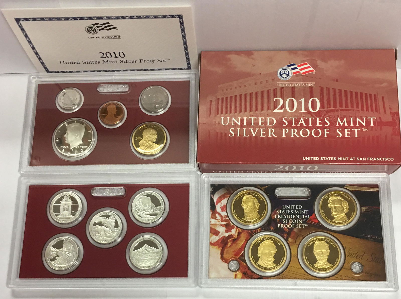 2010-S US Mint Silver Proof Set in OGP & COA (1 of 3)