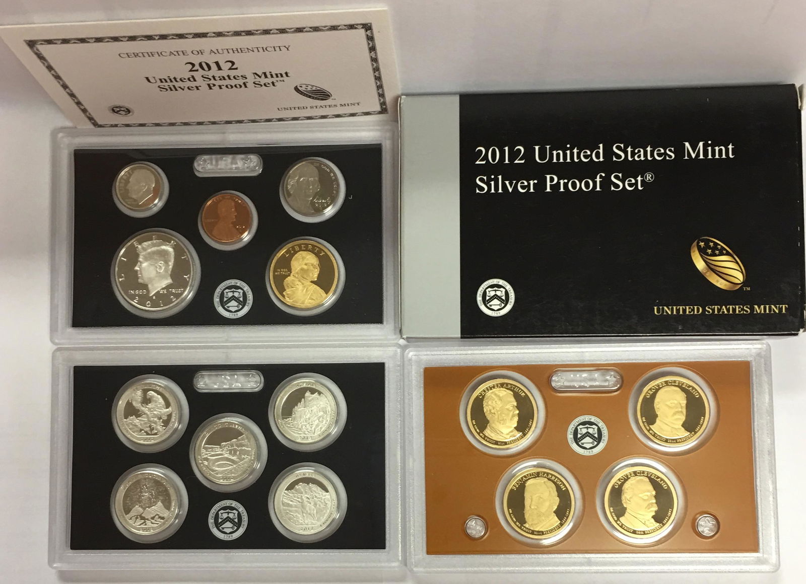 2012-S US Mint Silver Proof Set in OGP & COA (1 of 3)