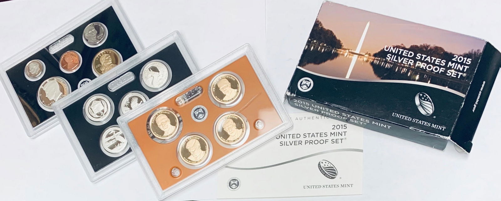 2015-S Silver Proof Set in Original Government: 2015-S Silver Proof Set in Original Government Packaging