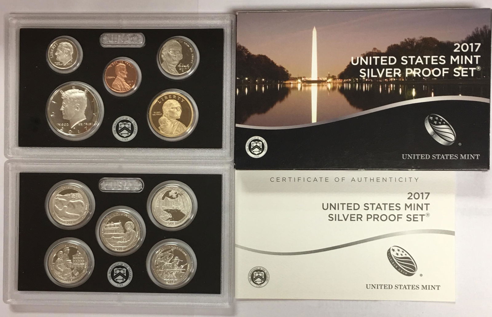 2017-S US Mint Silver Proof Set in OGP & COA (1 of 3)