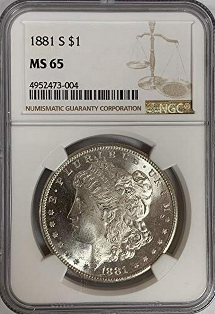 1881 S Morgan Silver Dollar $1 MS-65 NGC (1 of 1)