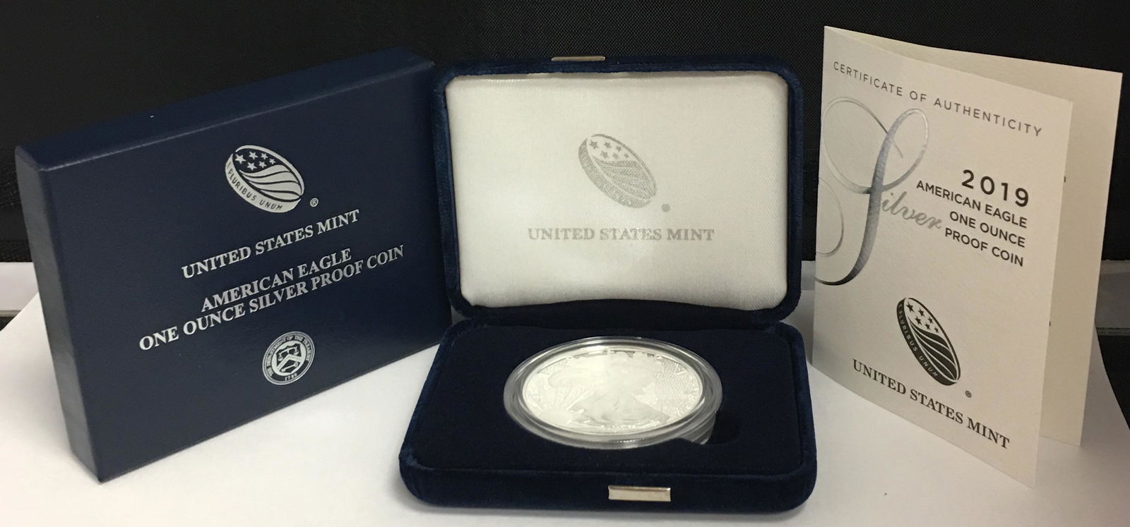 2019-W $1 American Silver Eagle OGP Proof (1 of 3)