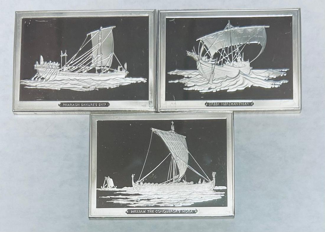 Franklin Mint Great Sailing Ships Of History Sterling