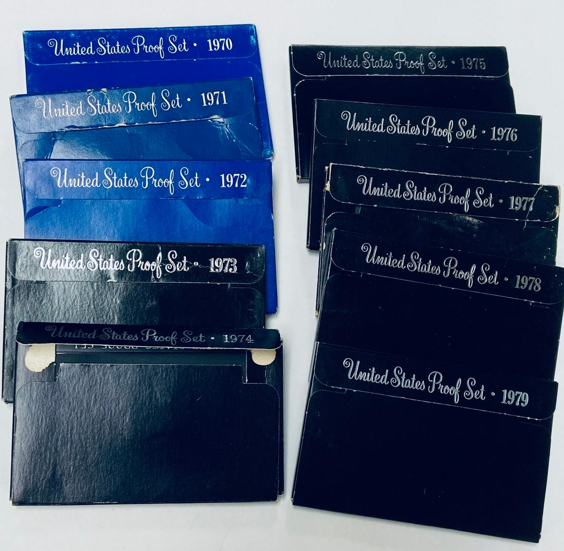 1970 - 1979 Proof Sets (1 of 2)