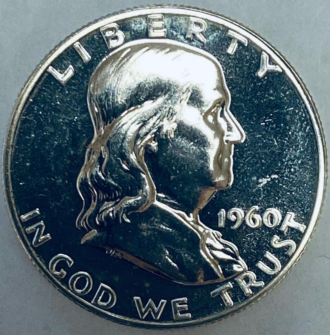 1960-P 50c Franklin Silver Half Dollar Proof (1 of 4)