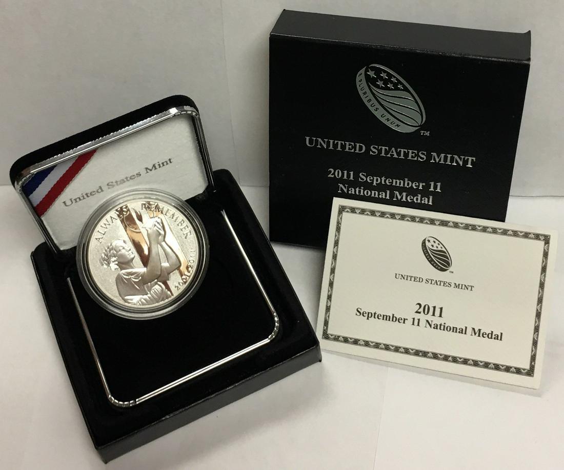 2011-P September 11 National Silver Medal Commemorative (1 of 5)