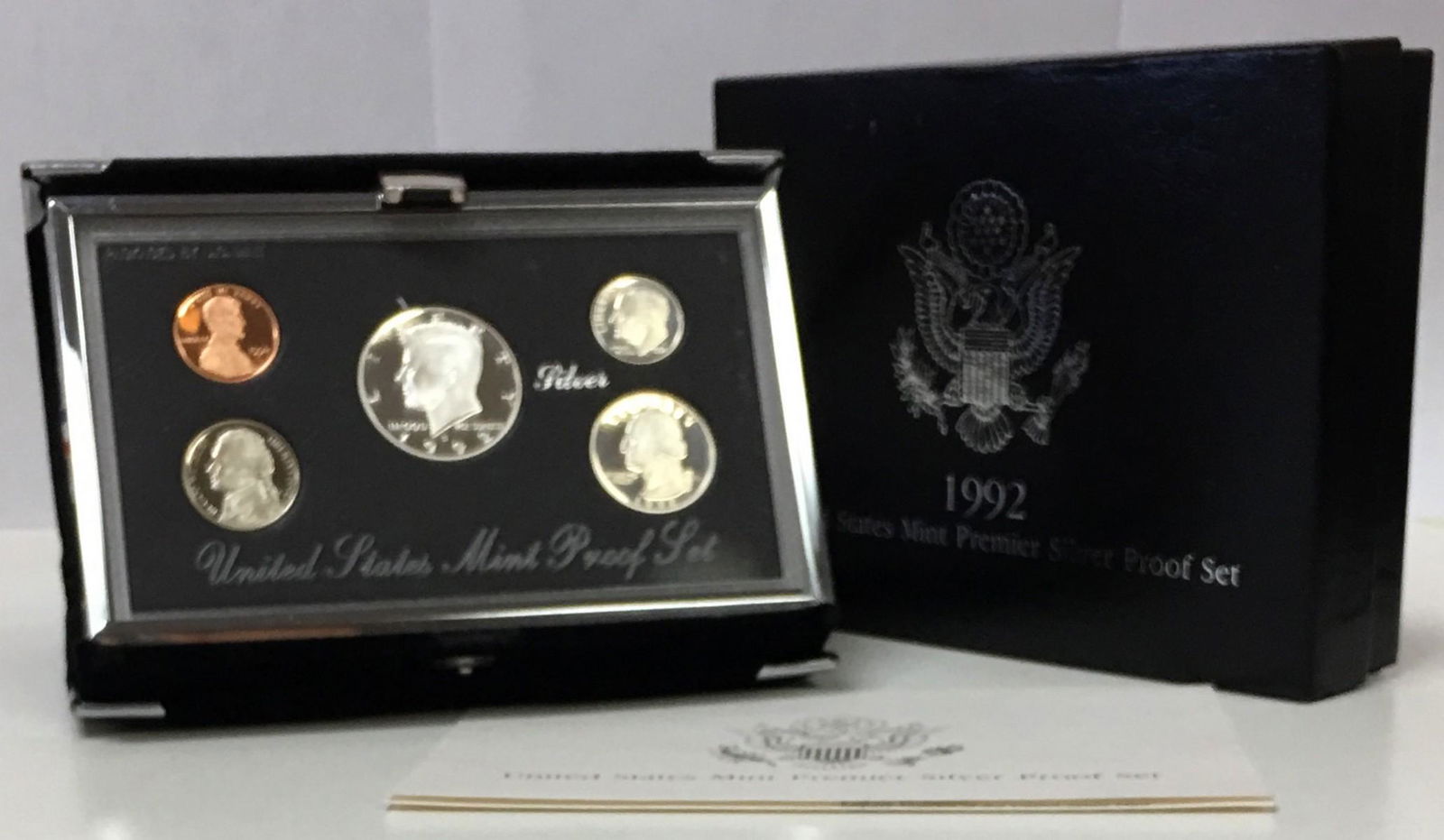 1992-S Premier Silver Proof Set  in OGP & COA (1 of 5)