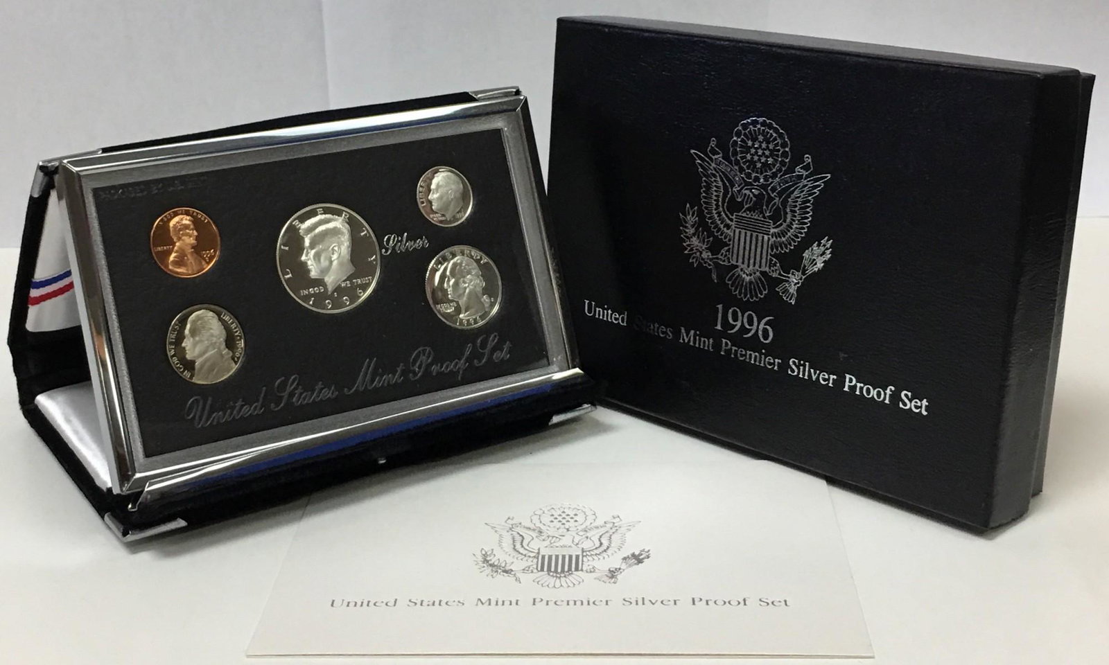 1996-S Premier Silver Proof Set  in OGP & COA (1 of 5)