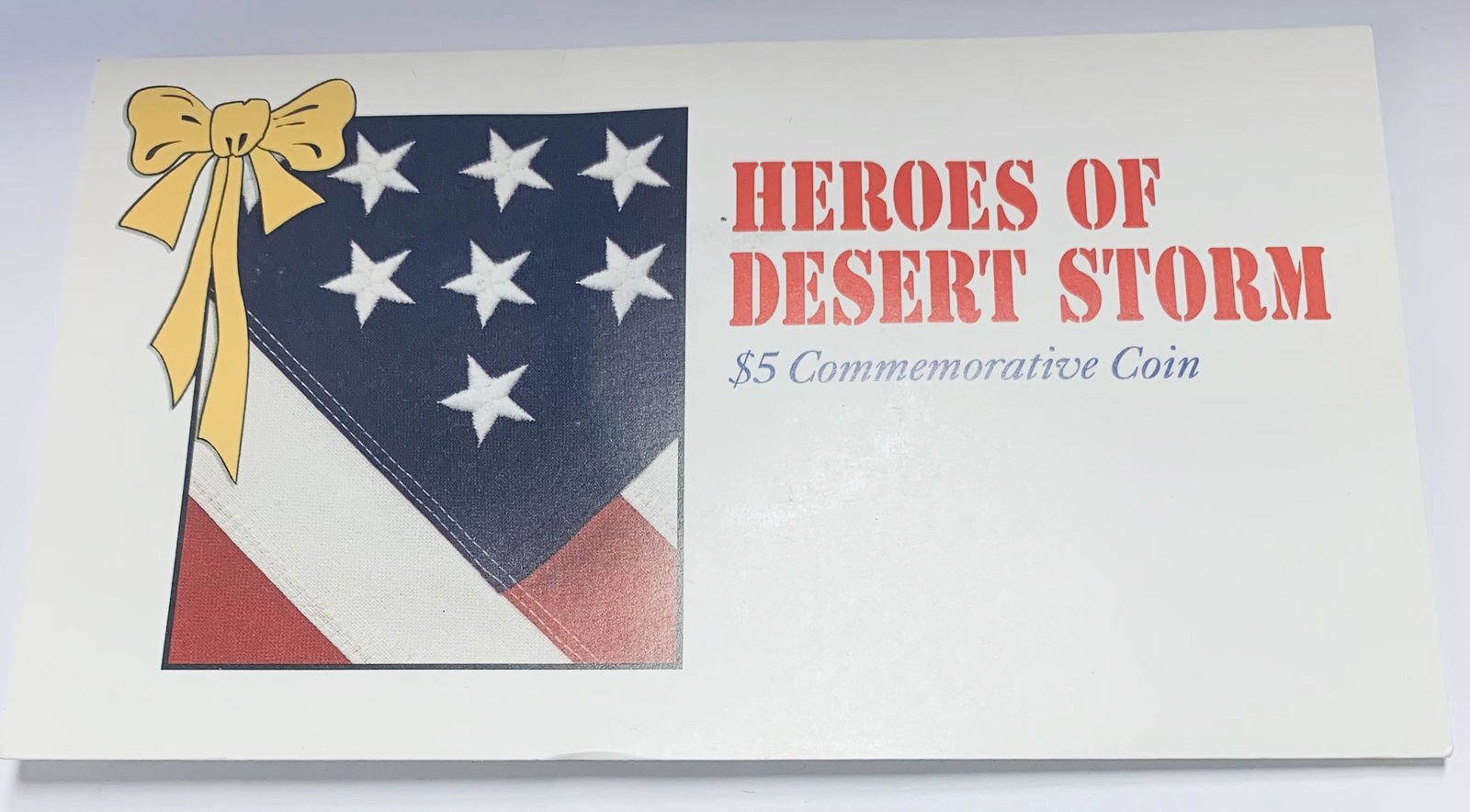 1991 Marshall Islands $5 Heroes of Desert Storm (1 of 4)