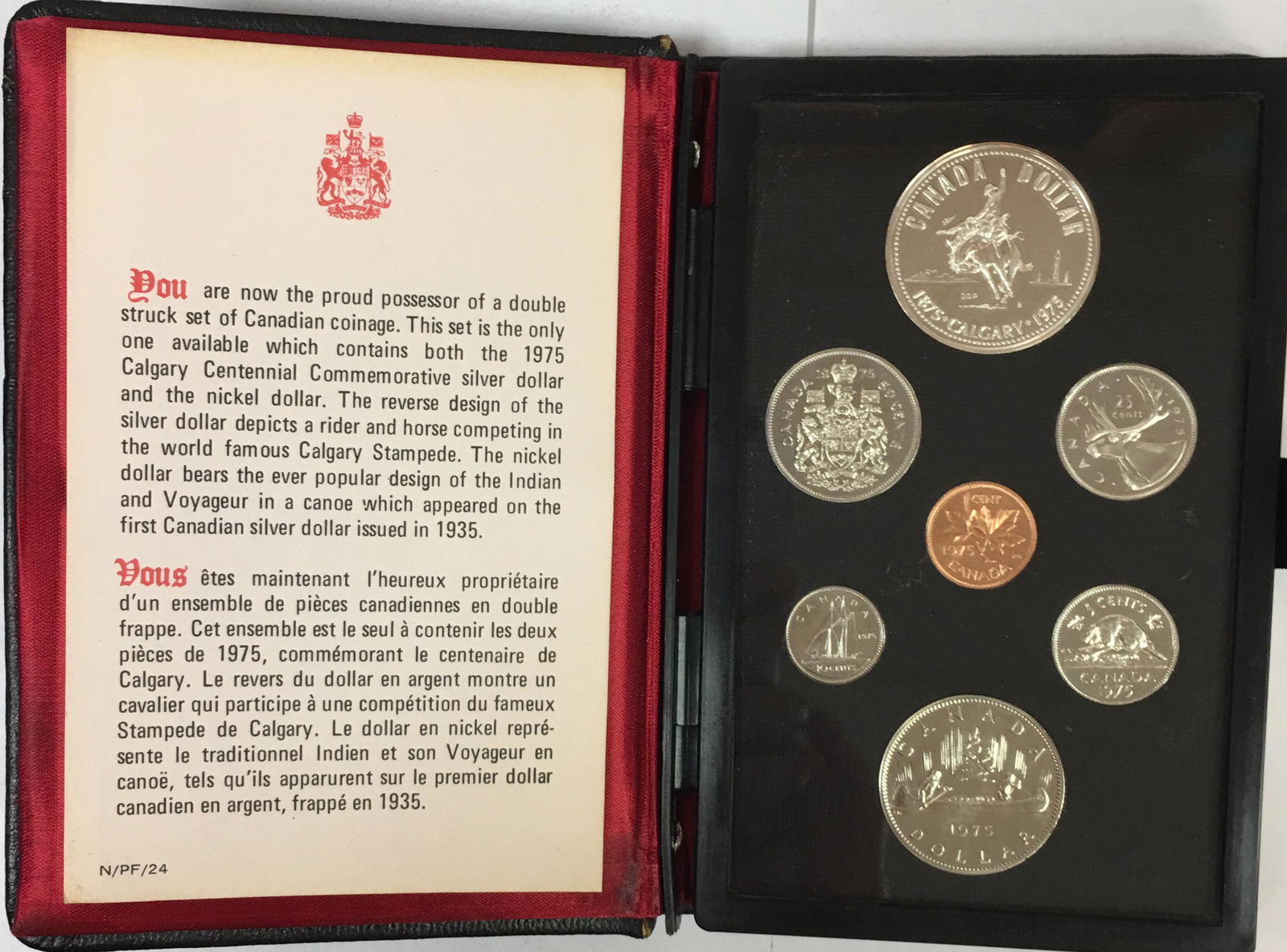 1975 Canada Double Dollar Specimen 7-Coin Set in (1 of 4)
