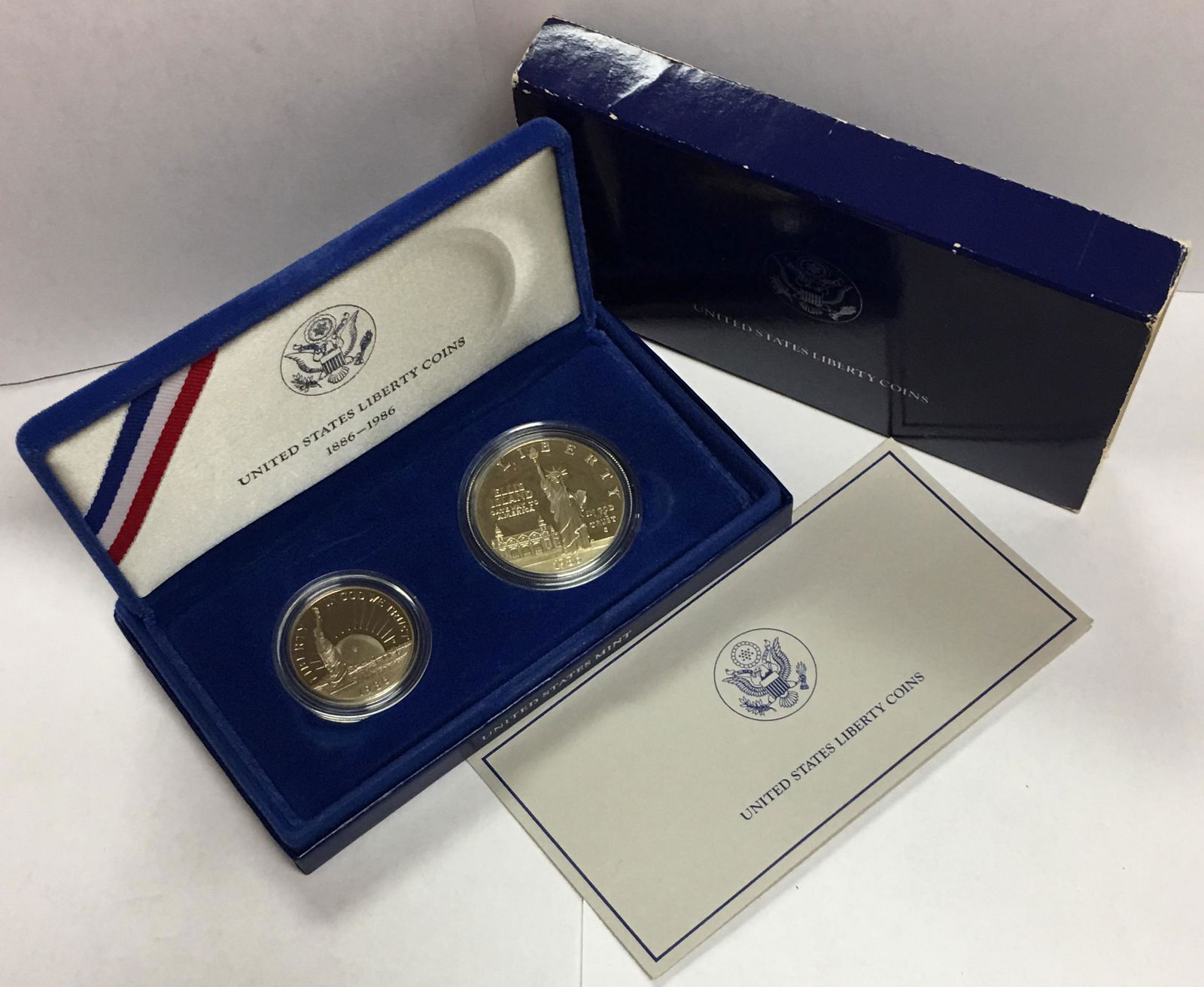 1986-S $1 & 50c Statue of Liberty Commemorative (1 of 5)