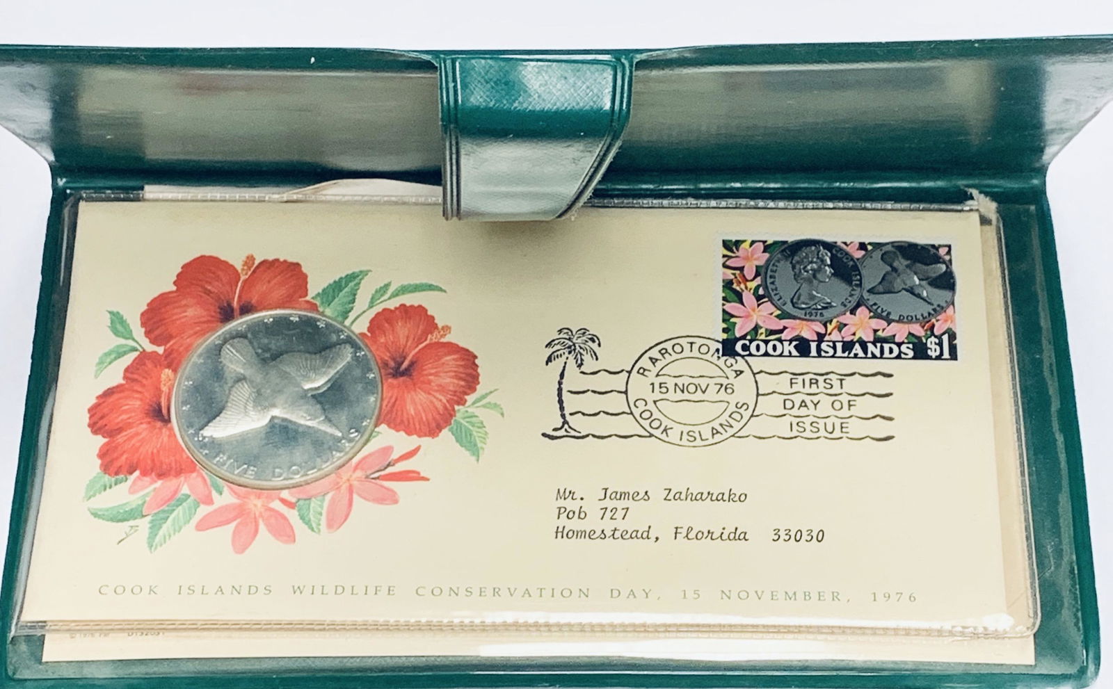 1976 CK Cook Islands WildLife Five Dollar Silver First (1 of 9)