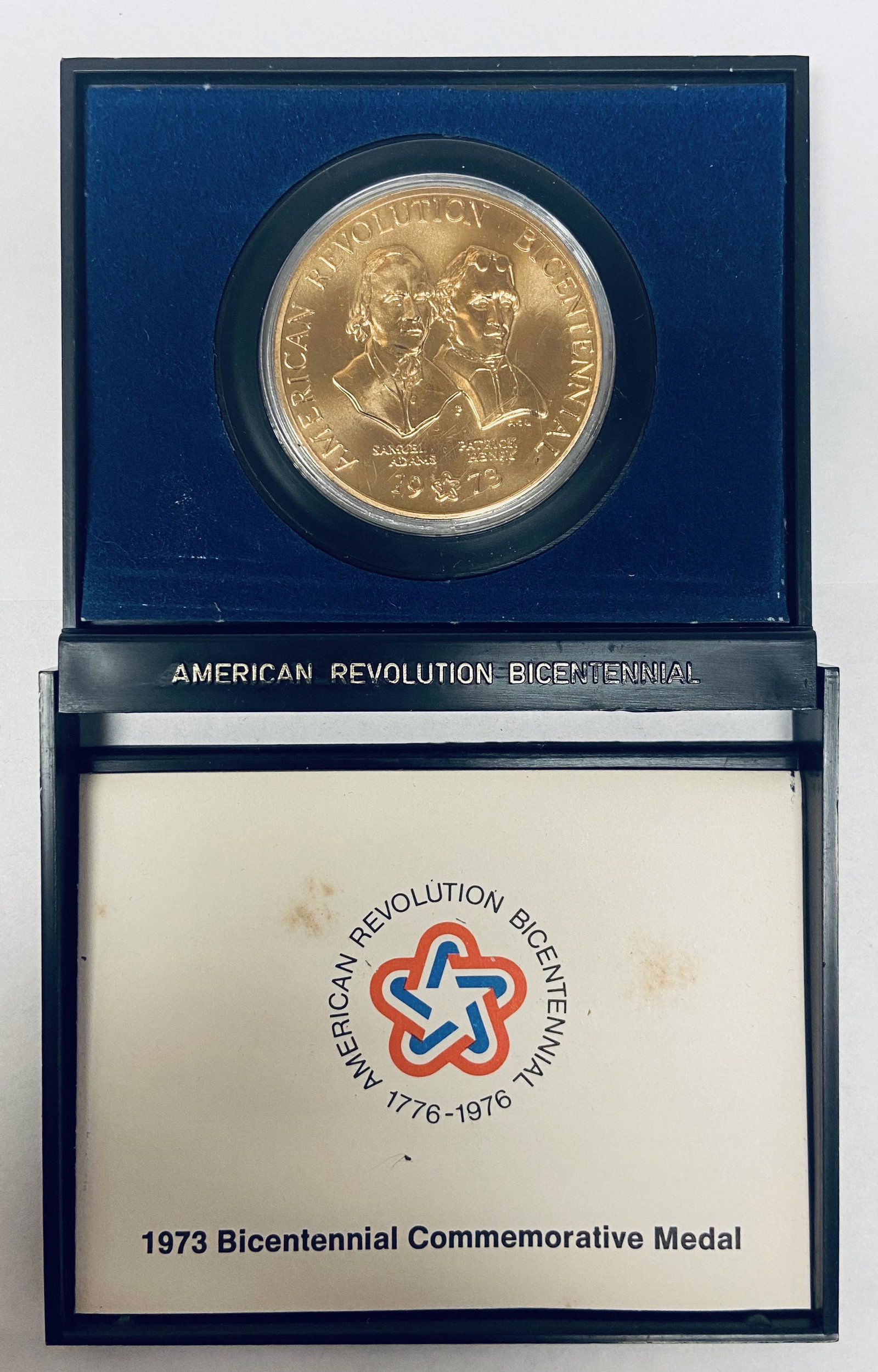 1973 American Revolutian Bicentennial First Day Cover: 1973 American Revolutian Bicentennial First Day Cover S. Adams & P. Henry