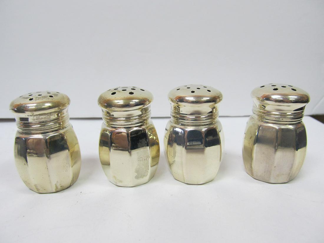 REED & BARTON STERLING SILVER SET 4 UNUSED SALTS / (1 of 5)
