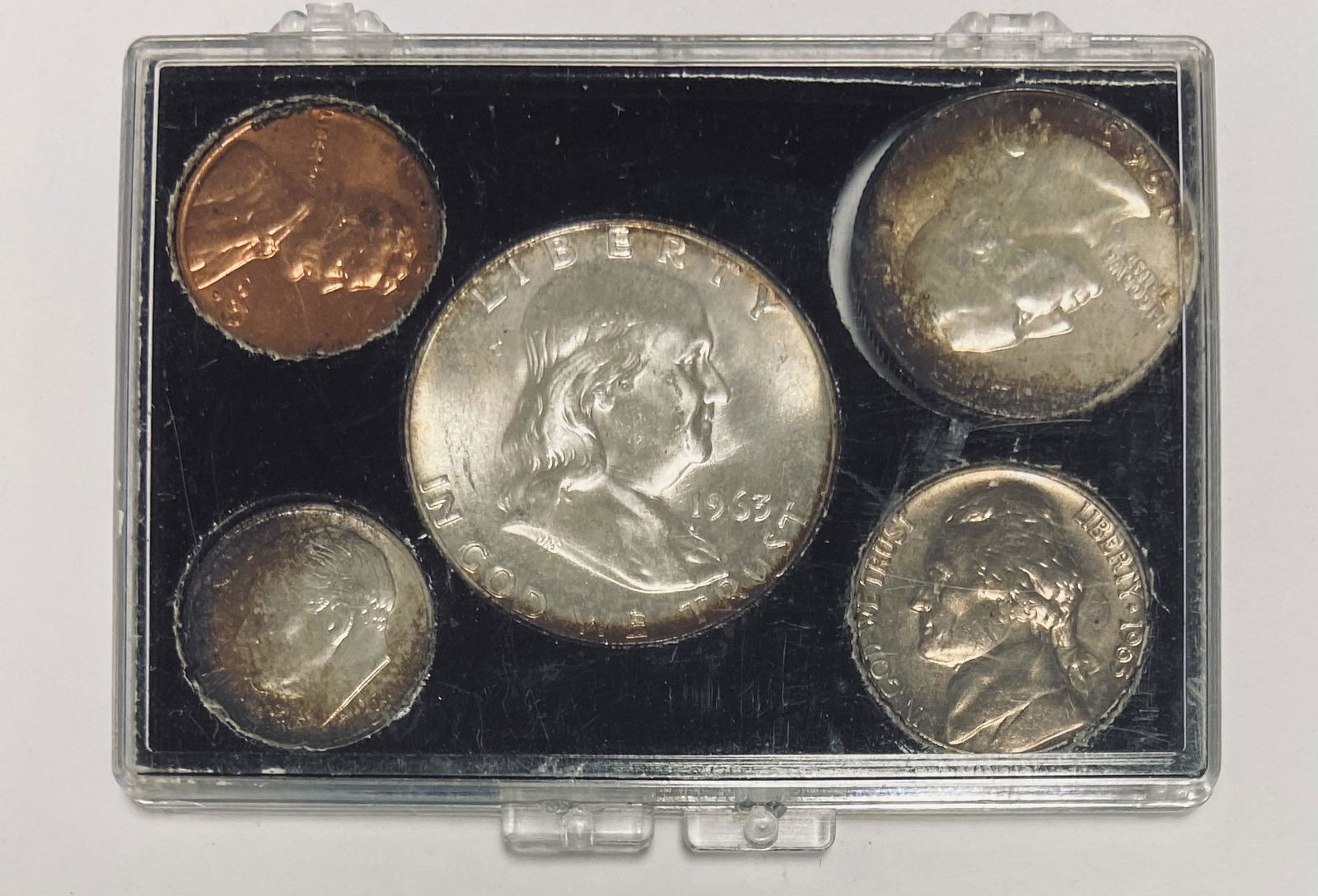 1963-PD Birth Year Silver Set of 5 US Coins - 90% (1 of 2)