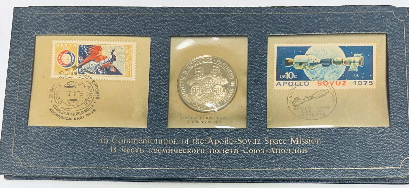 1975 Apollo Soyuz Space Mission Sterling Silver Proof (1 of 6)