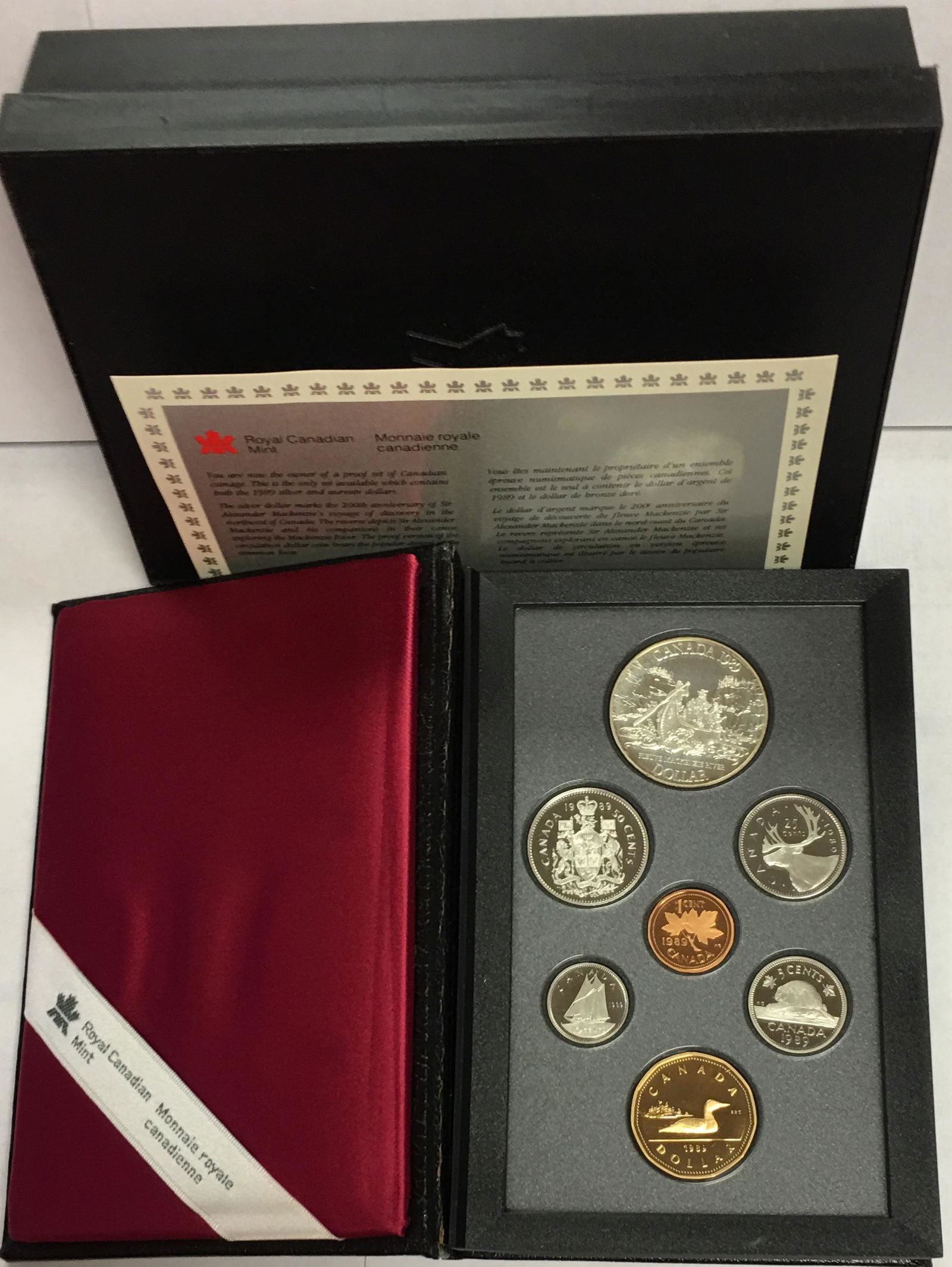 1989 Canada Double Dollar 7-Coin Proof Set in Original (1 of 4)