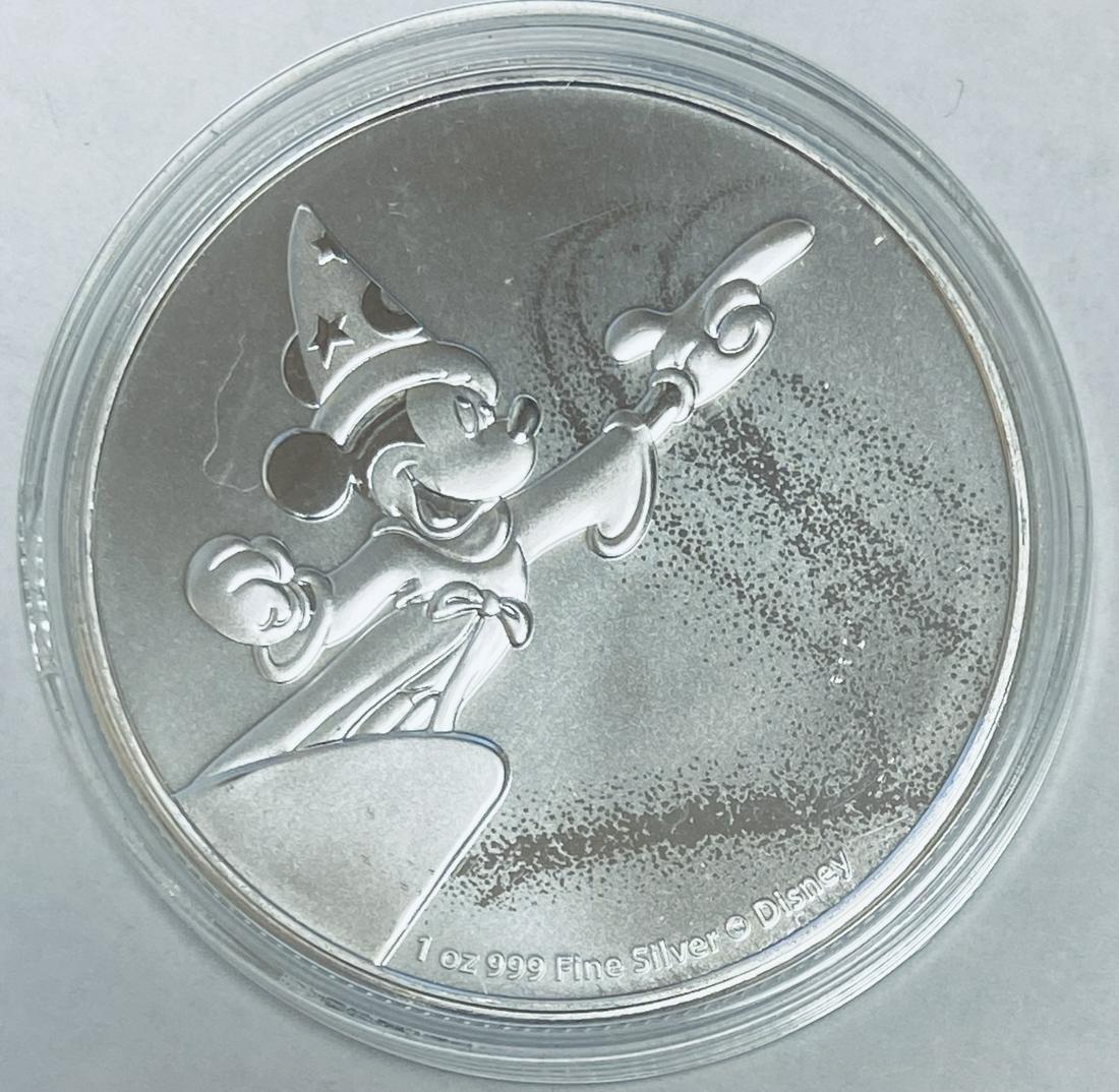 2019 $2 New Zealand Mint's Disney Mickey Mouse Niue - 1: 2019 $2 New Zealand Mint's Disney Mickey Mouse Niue - 1 oz .999 Silver Coin BU