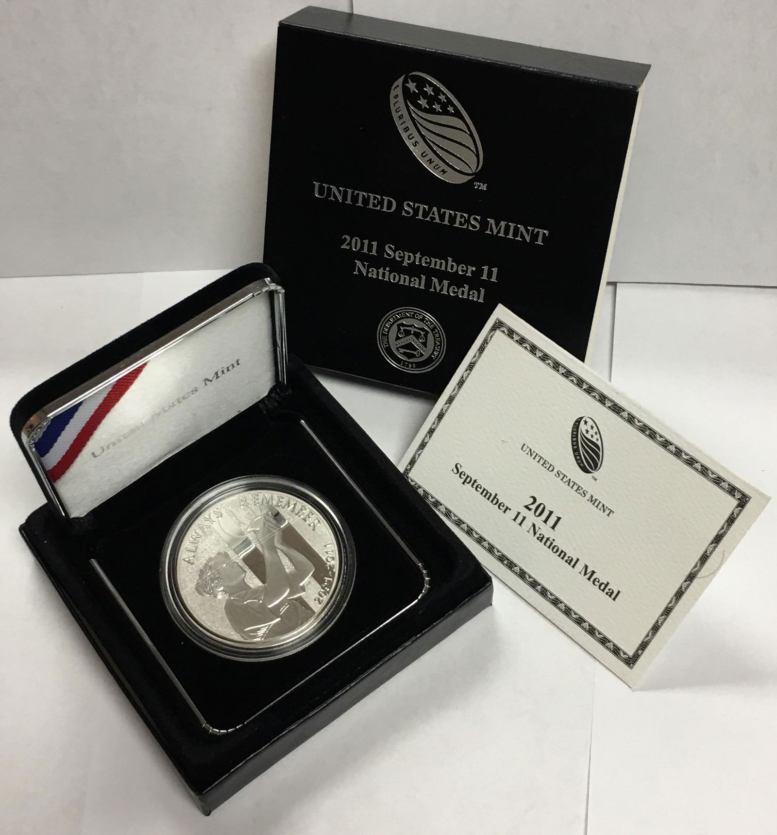 2011-W September 11 National Silver Medal Commemorative (1 of 5)