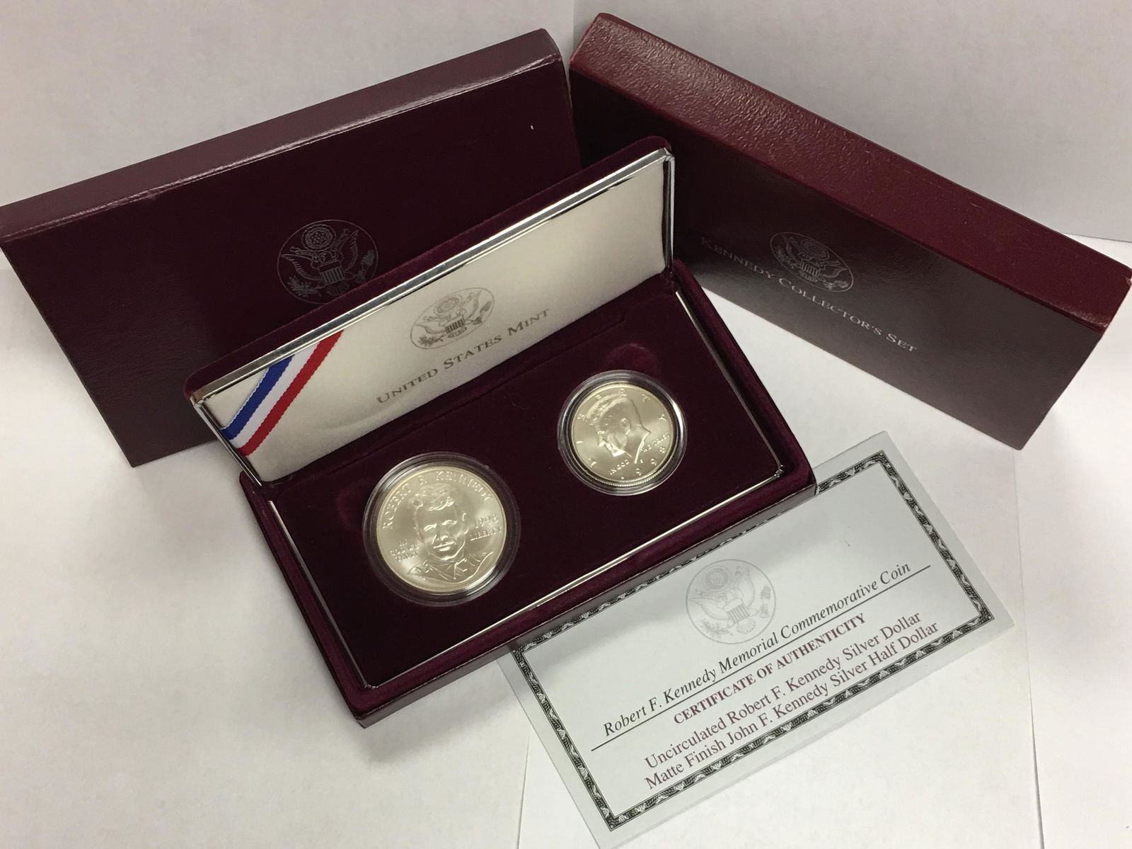 1998-S $1 & 50c Robert F. Kennedy Commem Silver (1 of 5)