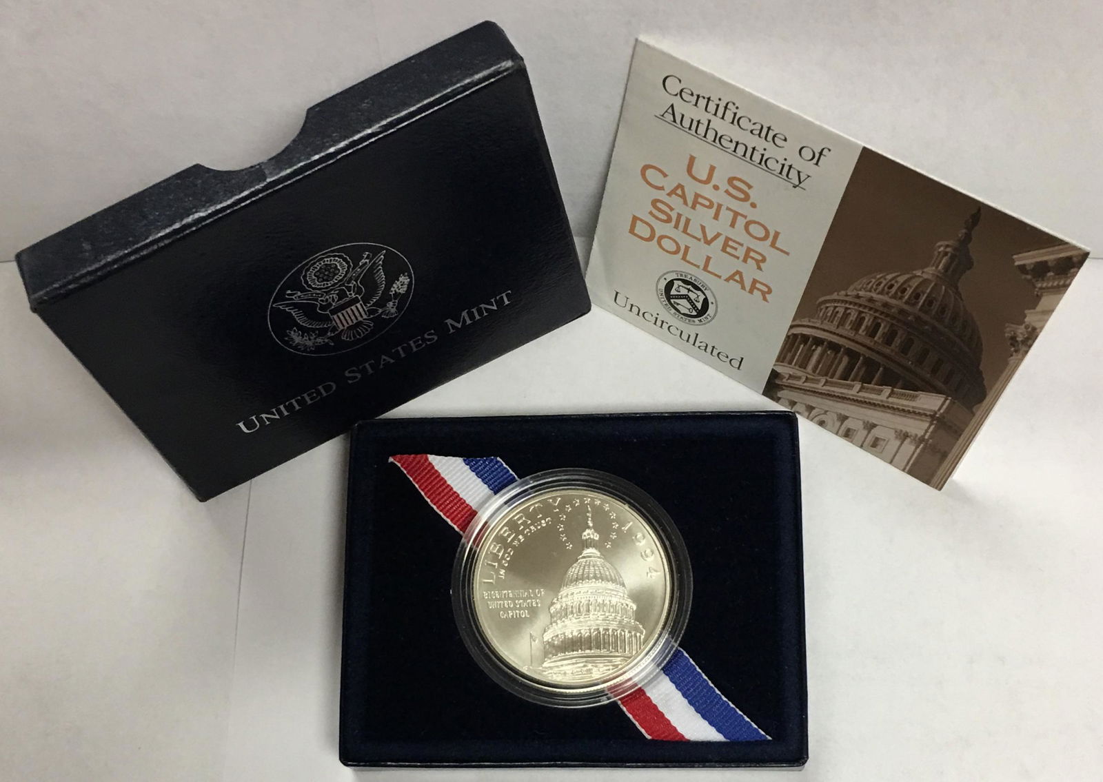 1994-D $1 Capitol Bicentennial Commemorative Silver (1 of 5)