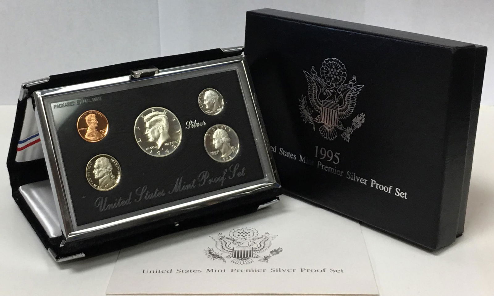 1995-S Premier Silver Proof Set  in OGP & COA (1 of 5)