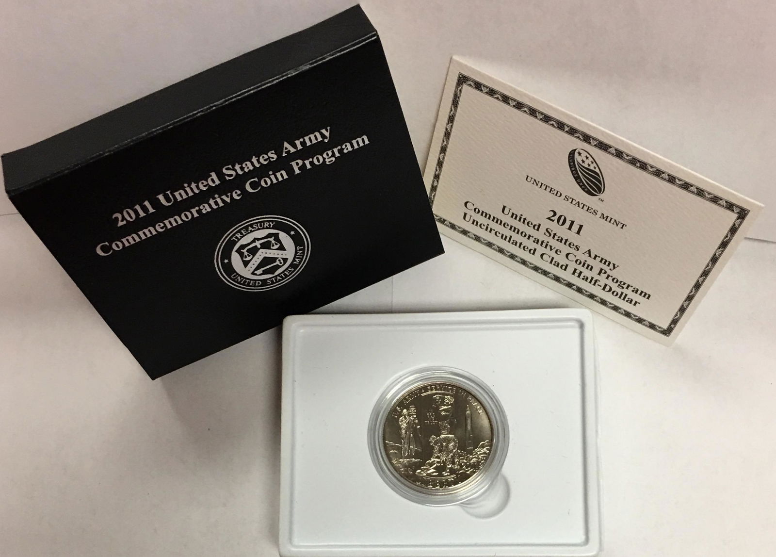 2011-D 50c U.S. Army Commemorative Clad Half Dollar in (1 of 5)