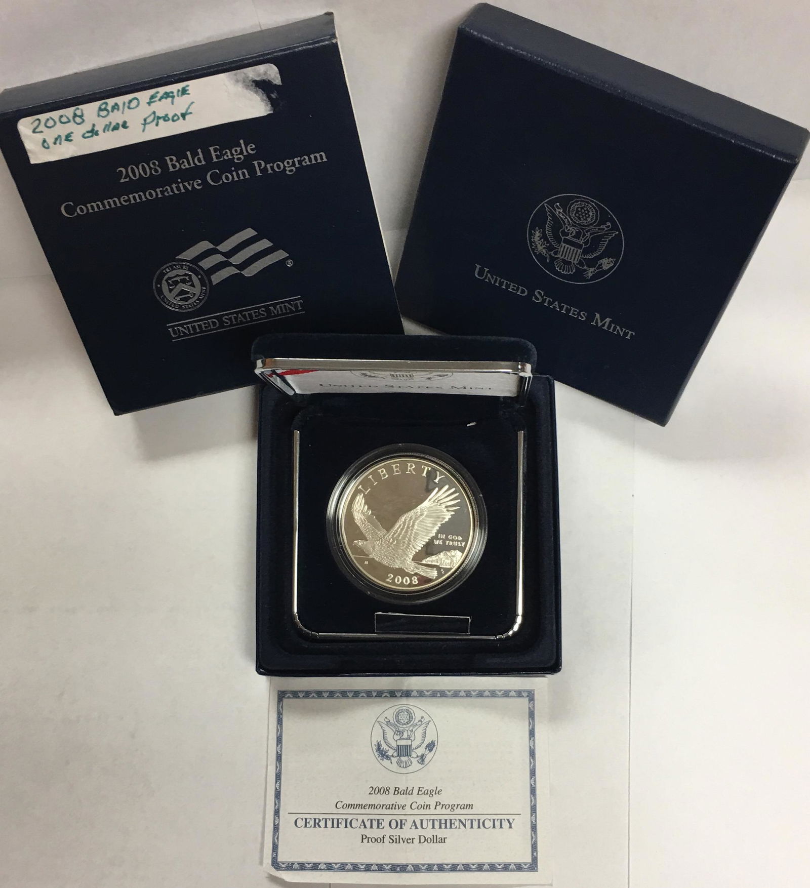 2008-P $1 Bald Eagle Commemorative Silver Dollar - (1 of 5)