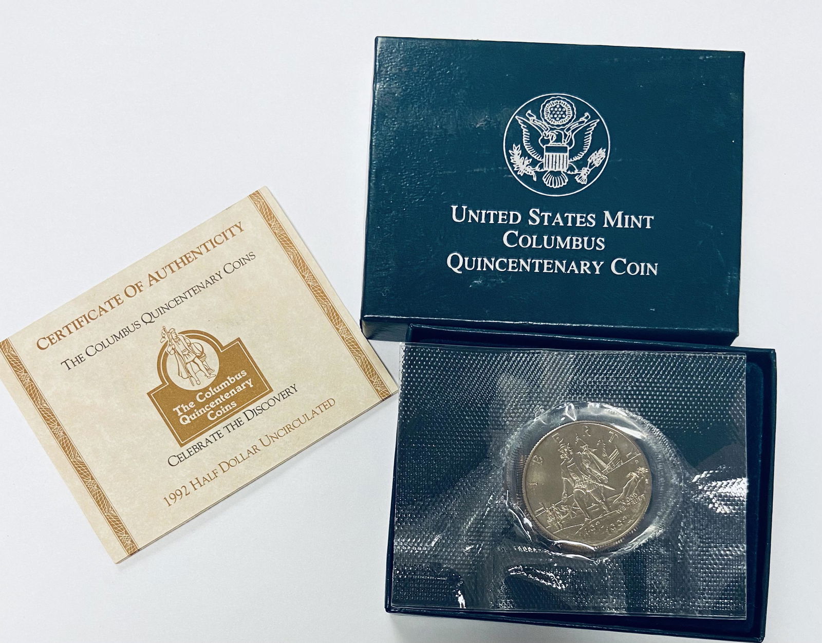 1992-D 50c Commemorative Columbus Quincentenary Half (1 of 5)