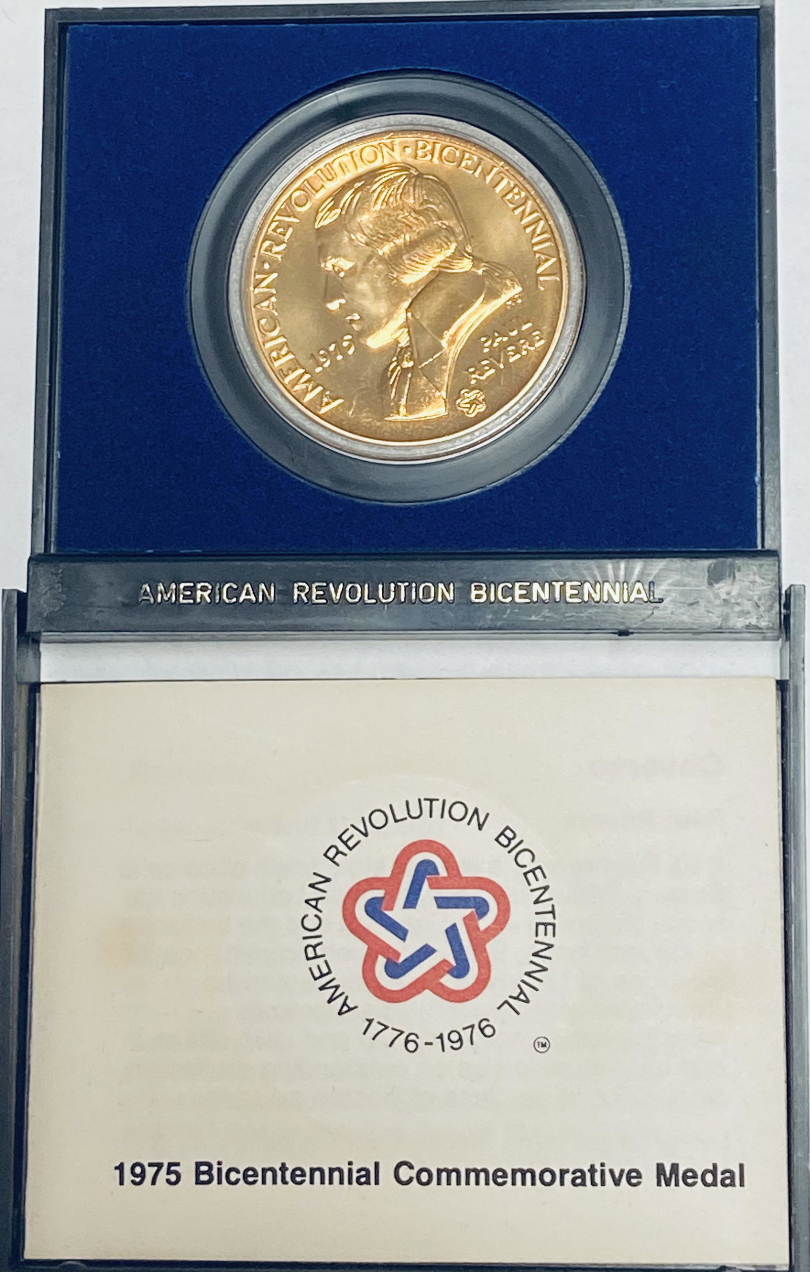 1975 Paul Revere American Revolution Bicentennial: 1975 Paul Revere American Revolution Bicentennial Commemorative Medal