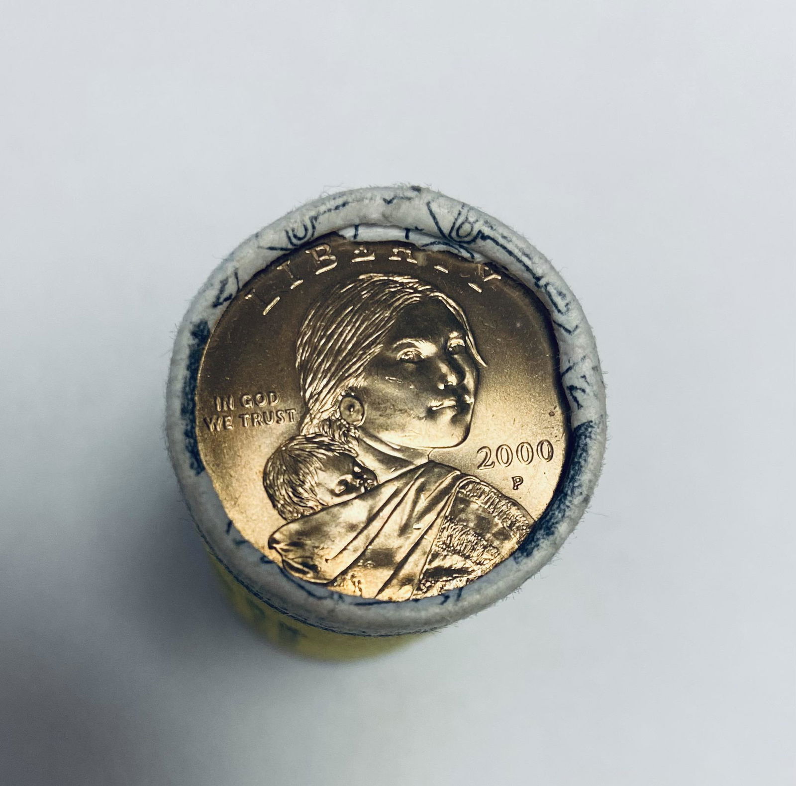 2000-P Sacagawea Dollars U.S. Mint Wrapped Roll of 25 (1 of 9)