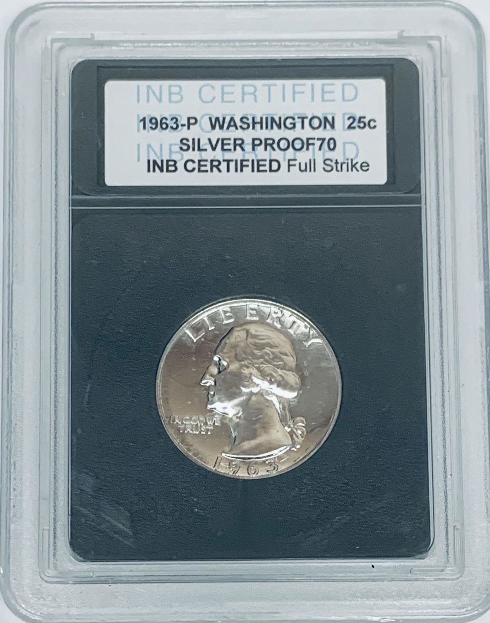 1963 P Silver Washington Quarter Quarter Proof (1 of 4)
