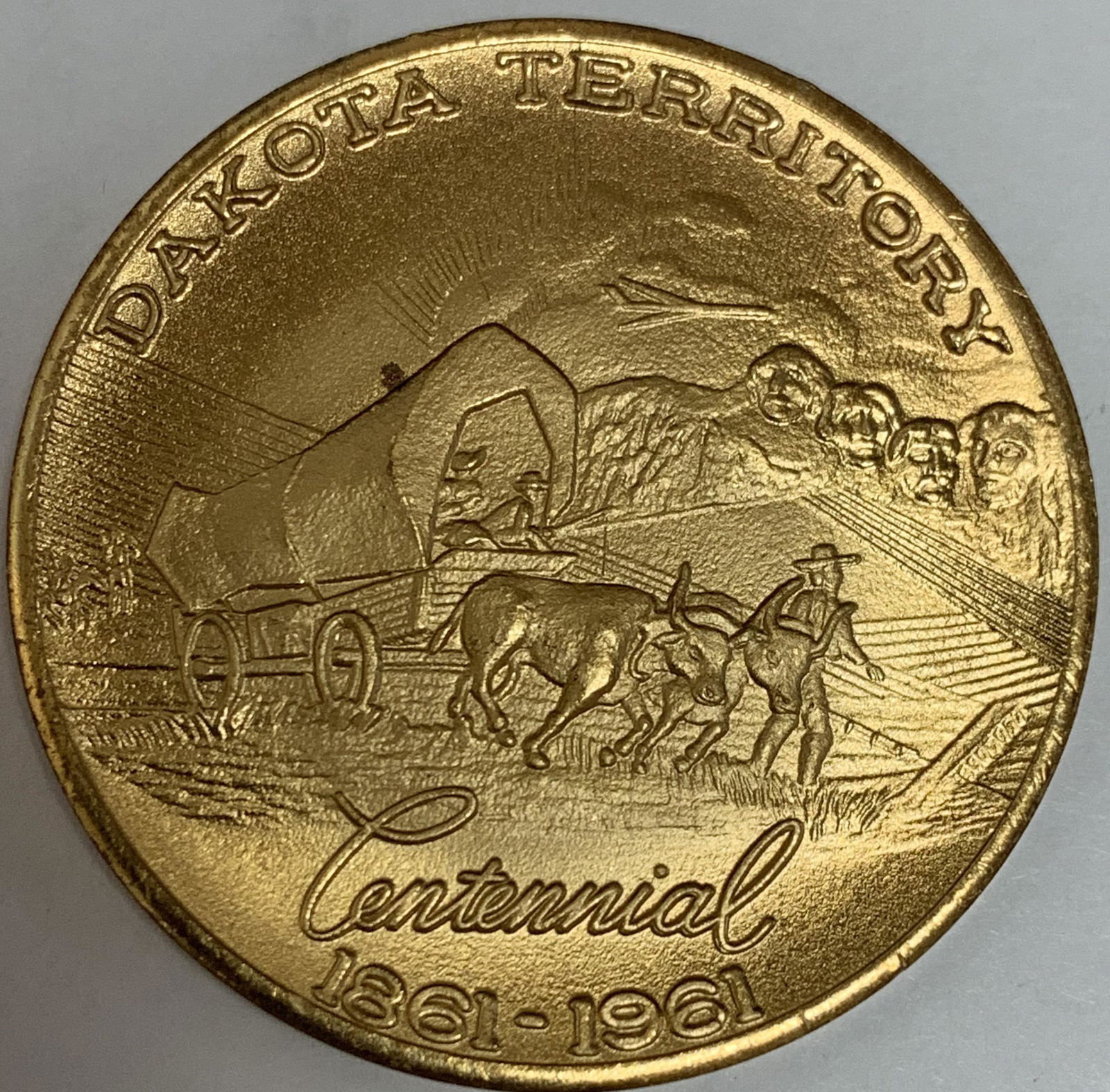 Dakota Territory Centennial Souvenir Coin Token (1 of 2)
