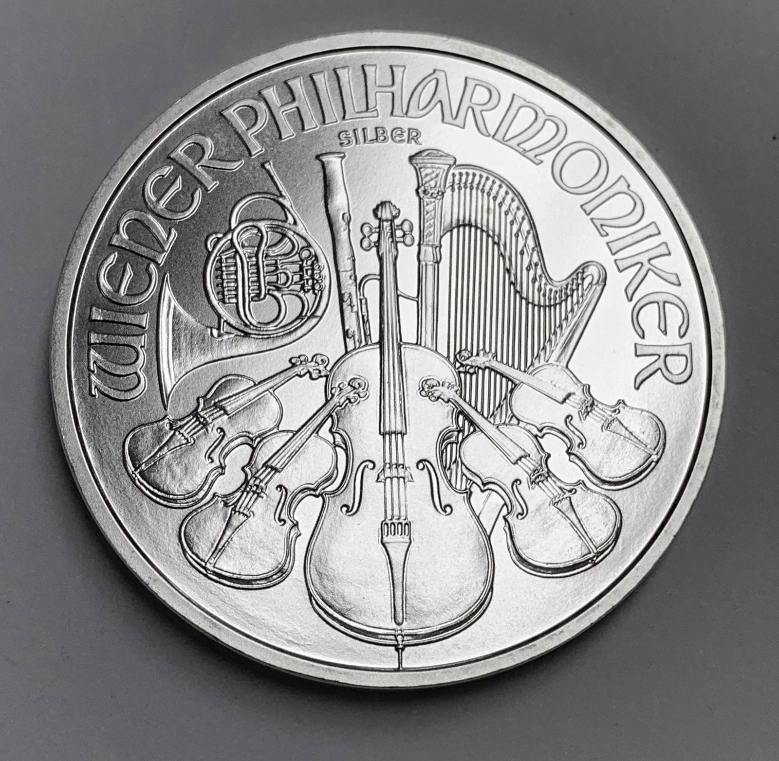 2008 1,50 Euro Austria 1 oz Silver Philharmonic BU (1 of 2)