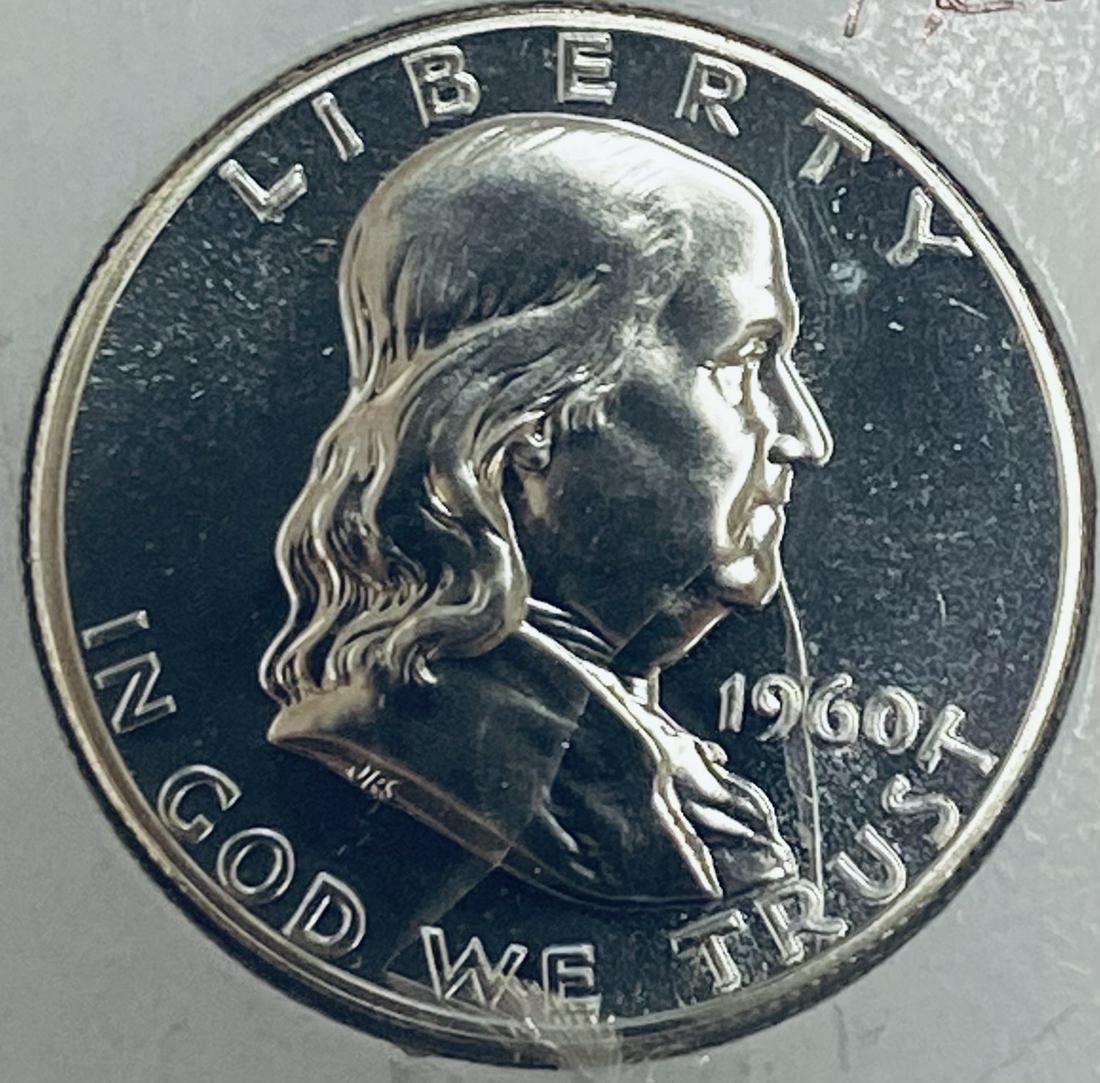 1960-P 50c Franklin Silver Half Dollar Proof (1 of 2)