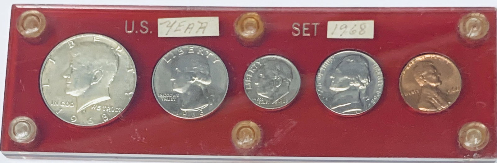 1968-D US Mint SMS BU Type Set - Nice 5 Coins - Silver (1 of 2)
