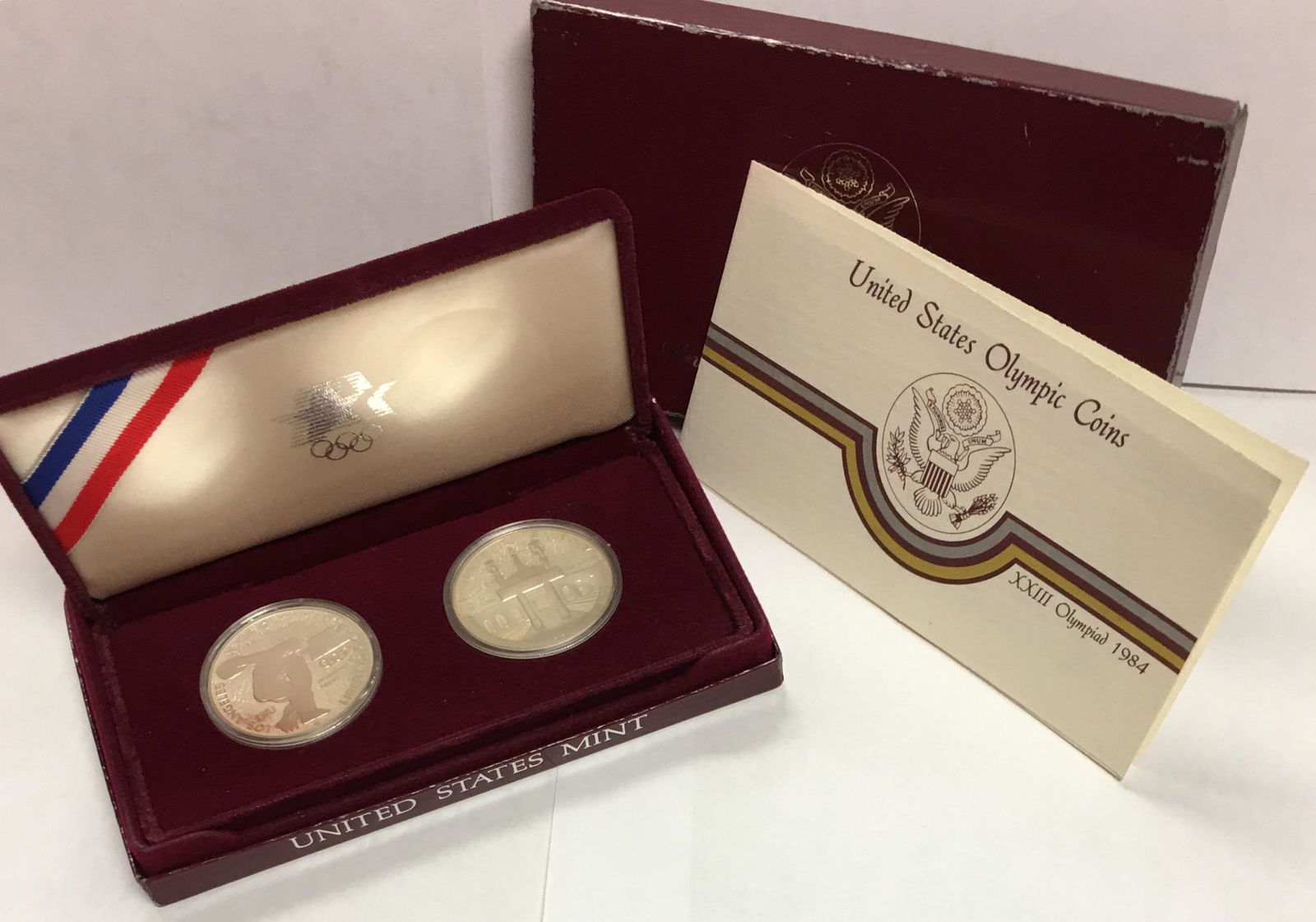 1983 & 1984 Los Angeles XXIII Olympic Commemorative Set (1 of 5)