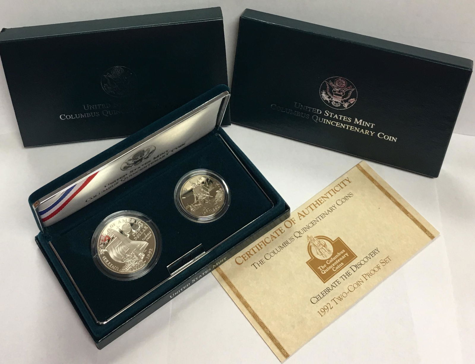 1992 $1 & 50c Columbus Quincentenary Commemorative (1 of 5)