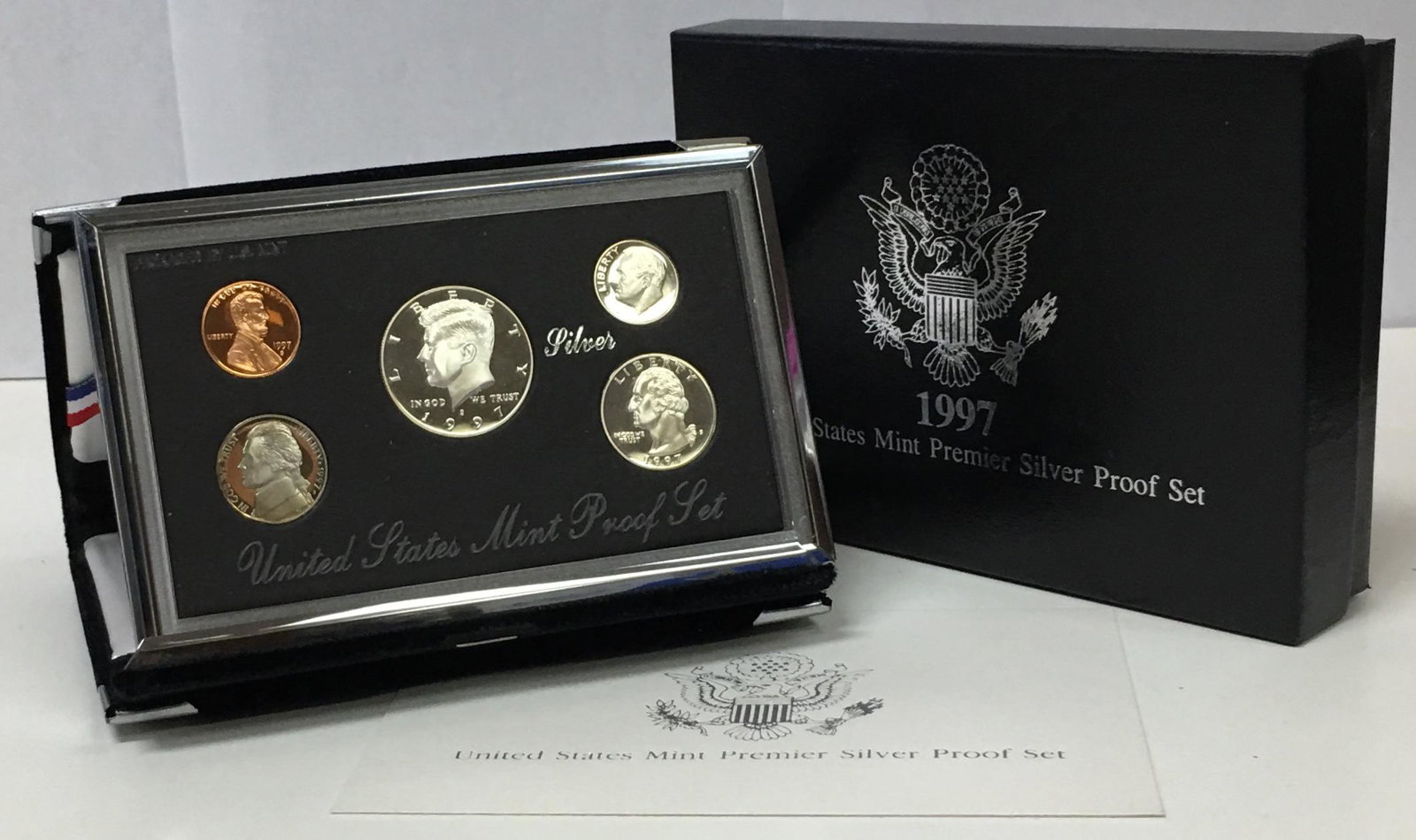 1997-S Premier Silver Proof Set in OGP & COA (1 of 5)