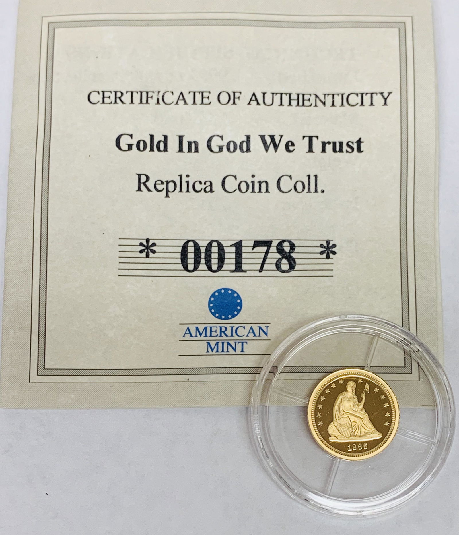 2017 In God We Trust - Tribute to 1866 Silver Seated (1 of 4)