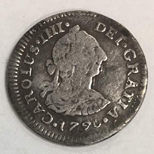 1790 MX Mexico Spanish Colony Carolus IIII Silver 1/2 (1 of 1)
