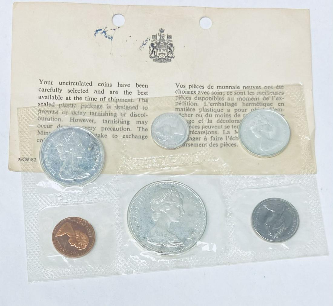 1967 Canada Proof - Like Set of 6 Coin Mint Set COA not (1 of 5)