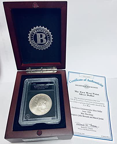 1990-W $1 Eisenhower Centennial Commemorative Silver (1 of 1)