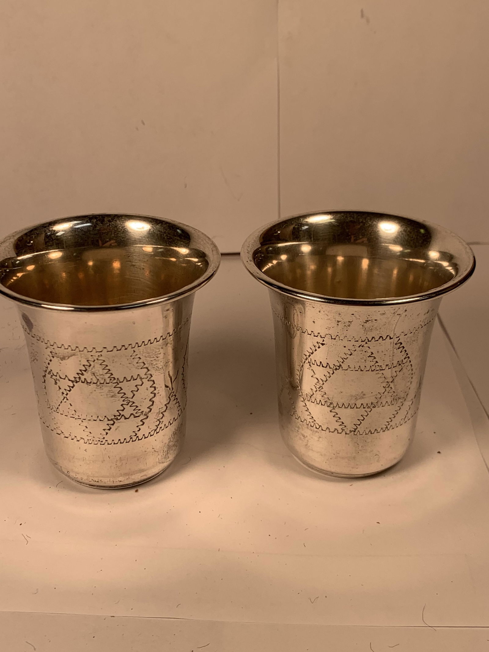 Star David Judaica 2 Sterling Silver Nicely Tooled (1 of 6)