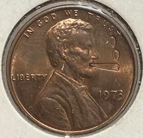 1973 P Lincoln Smoking Pipe Memorial Cent 1c BU (1 of 1)