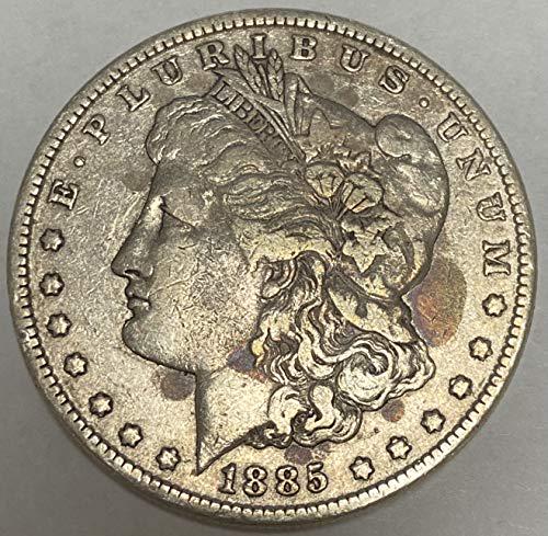1885 P Morgan Silver Dollar Average Circulated $1 F-VF (1 of 1)